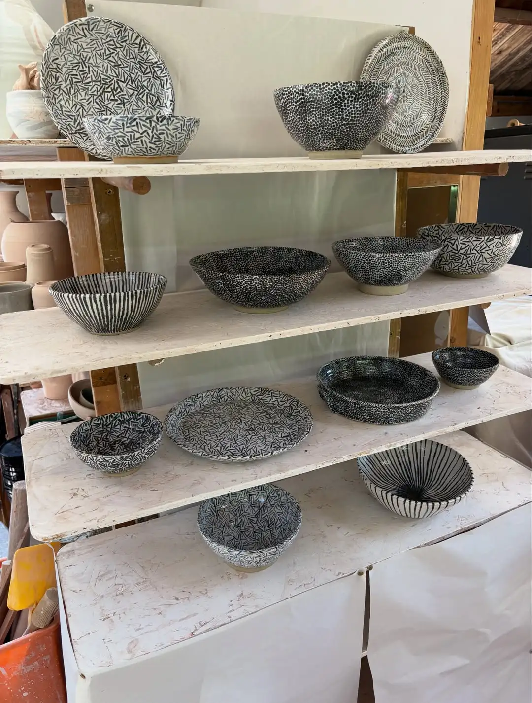 7potters, 1 painter, spinners, weavers, paper stitchers all in this beautiful...
