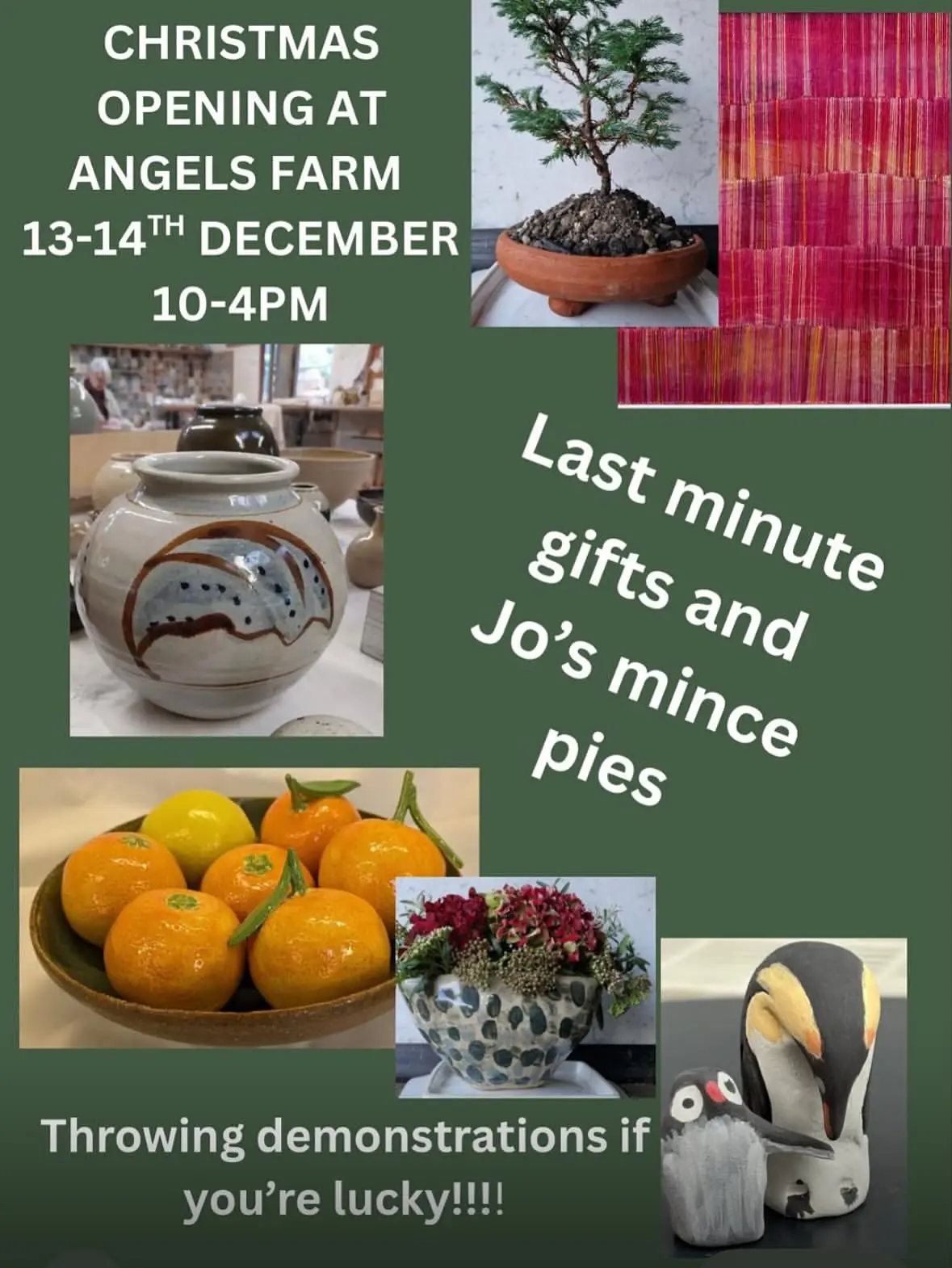 There will pots, pies and penguins galore...